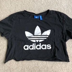 Adidas cropped tshirt